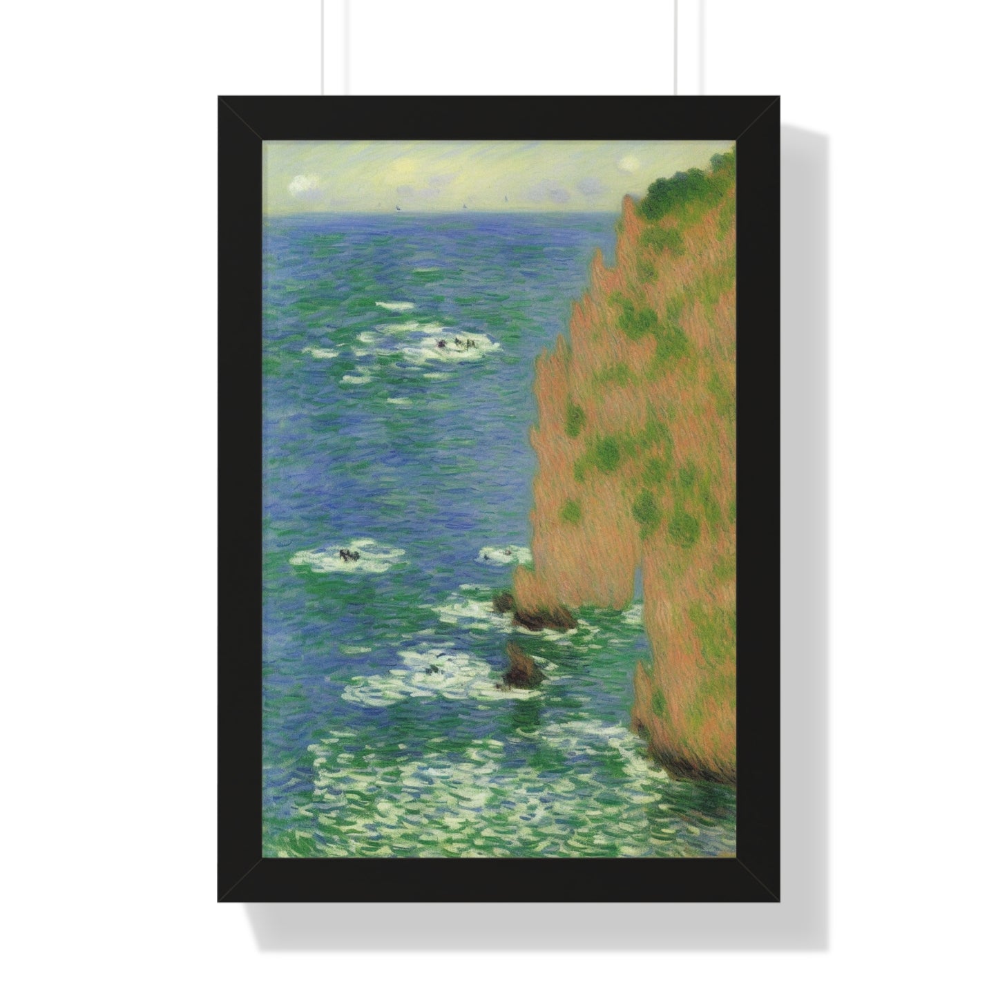 Sea Cave Landscape Claude Monet Style