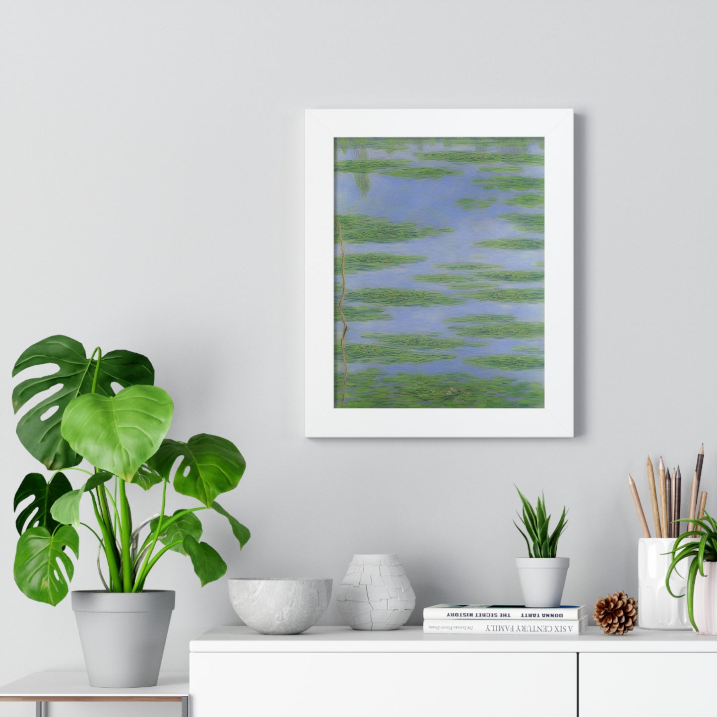 Mangrove Landscape Claude Monet Style