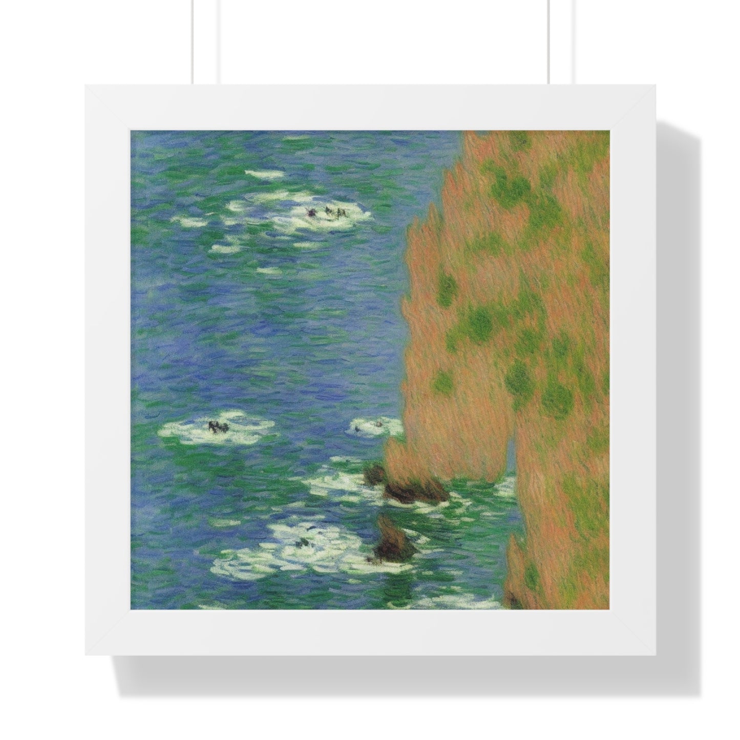 Sea Cave Landscape Claude Monet Style