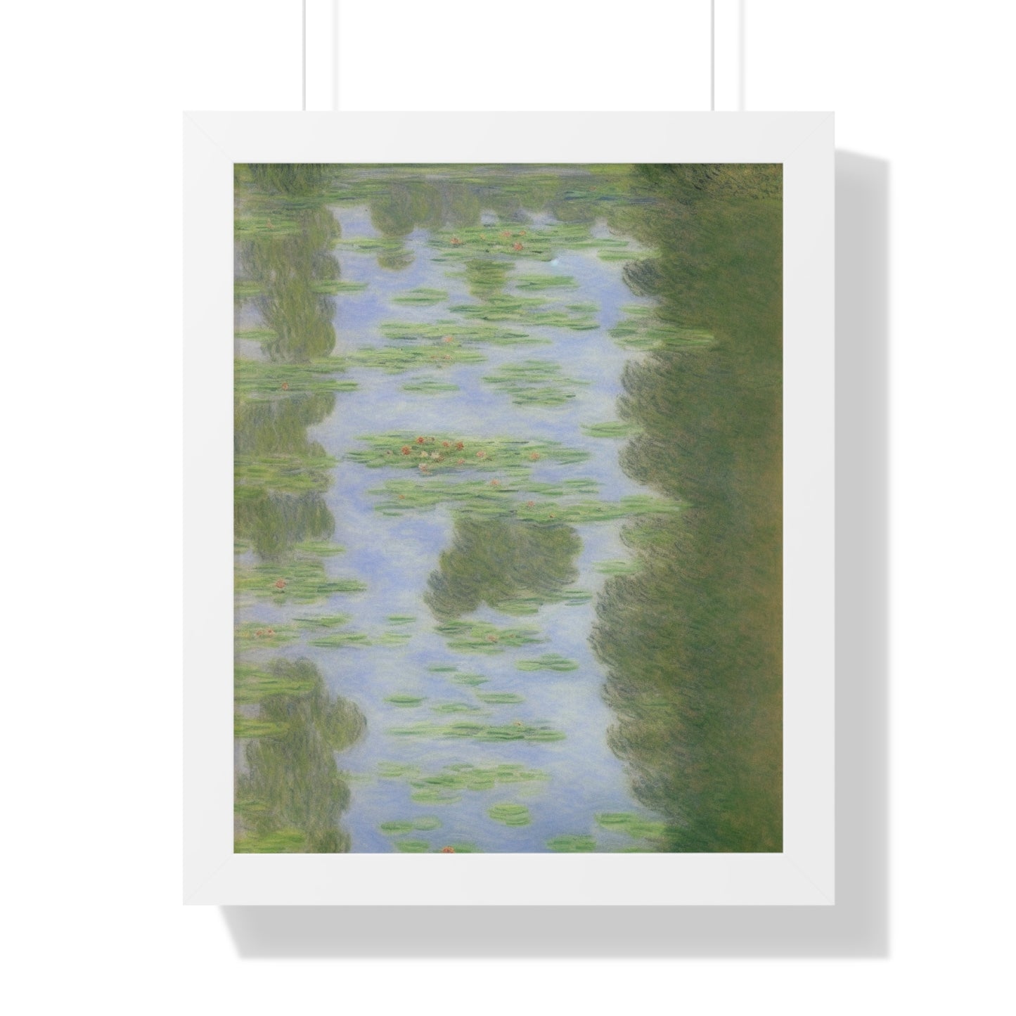 Lake Scene Claude Monet Style