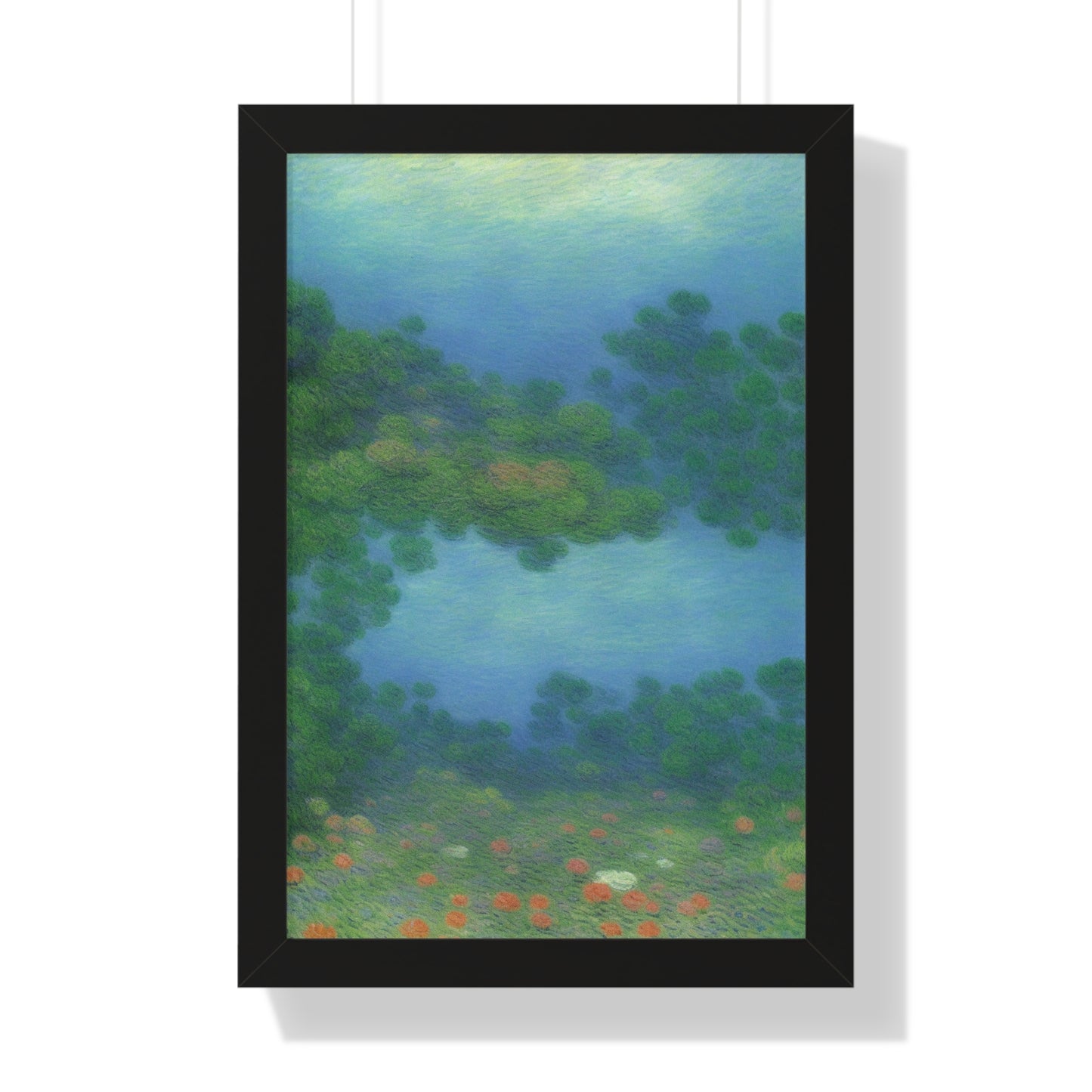 Coral Reef Scene Claude Monet Style