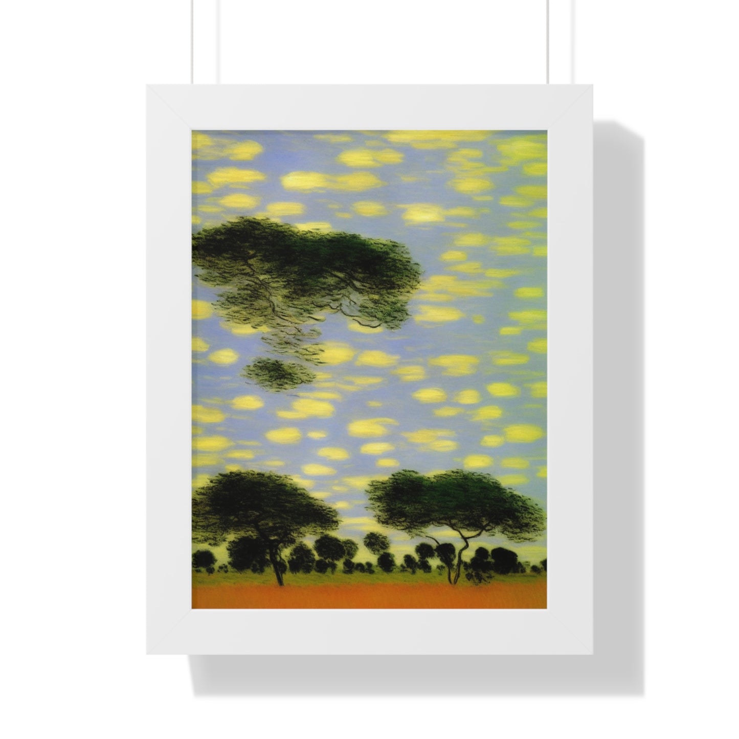 Savanna Plain Landscape Claude Monet Style