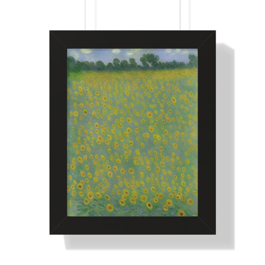 Sunflower Landscape Claude Monet Style