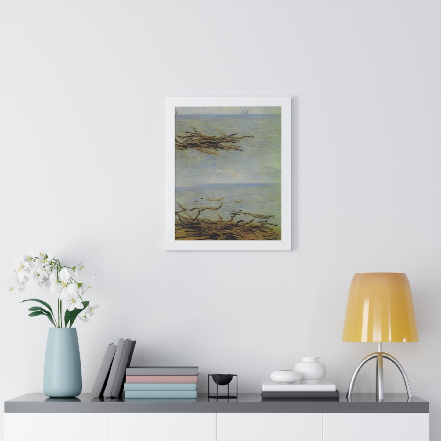 Driftwood Landscape Claude Monet Style