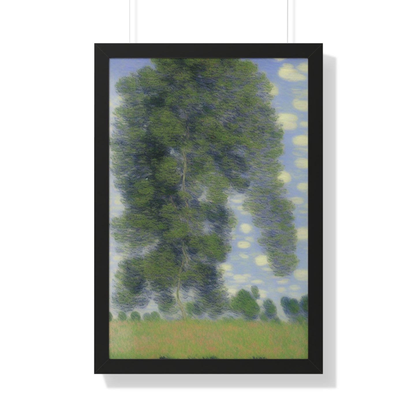 Tree Landscape Claude Monet Style