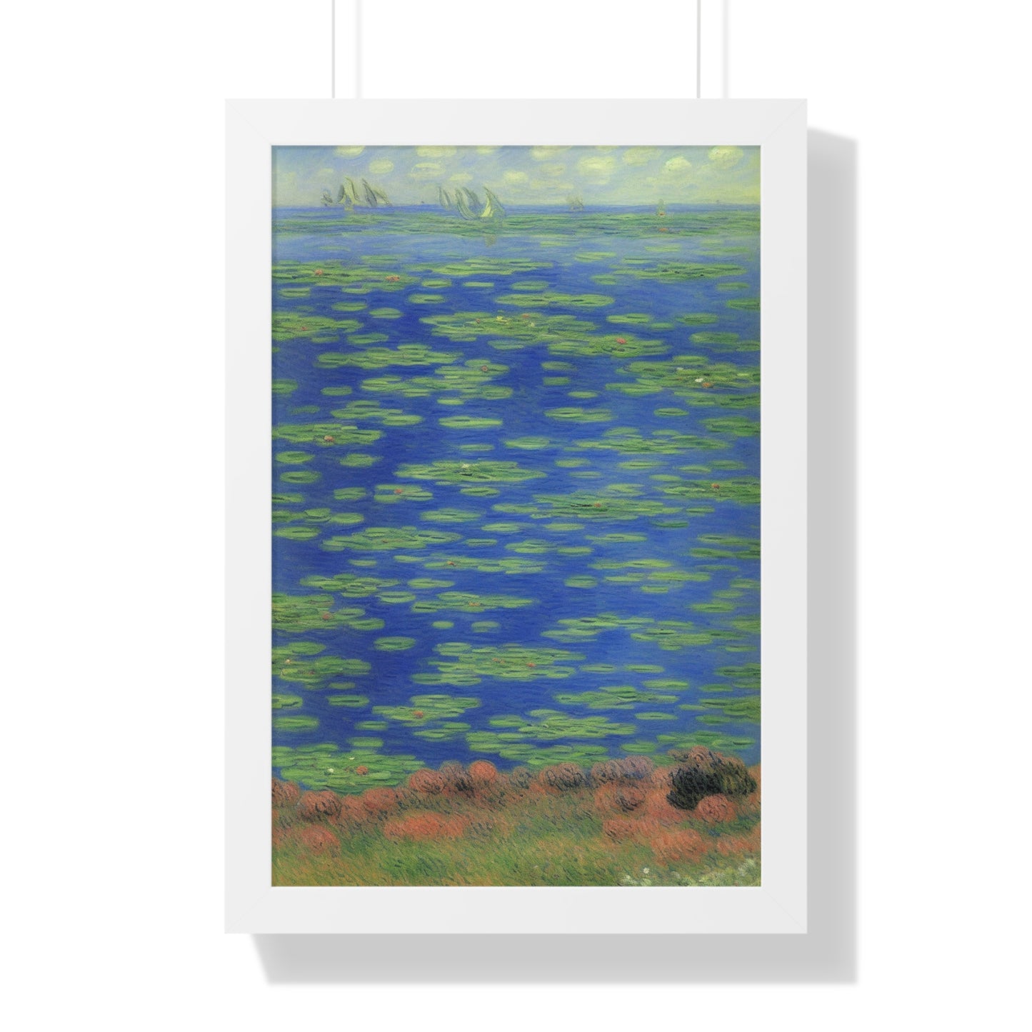 Coral Reef Landscape Claude Monet Style