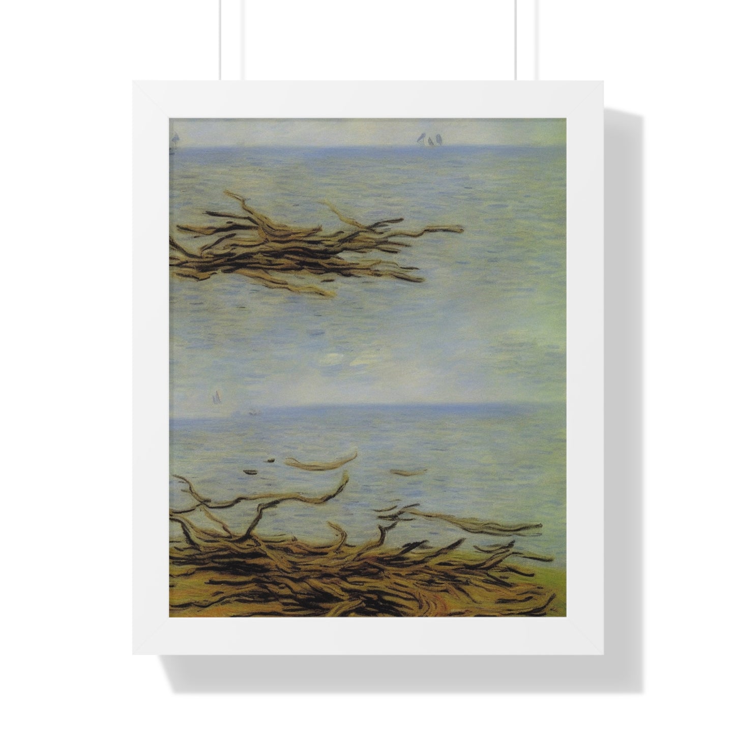 Driftwood Landscape Claude Monet Style