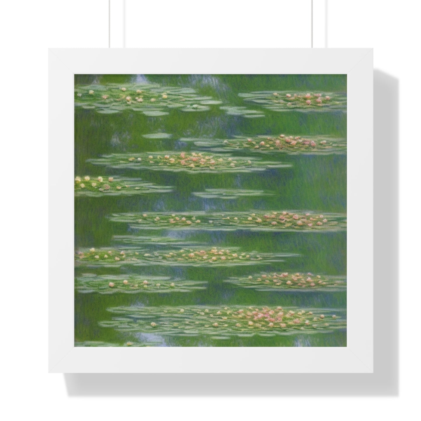 Water Lilies Landscape Claude Monet Style