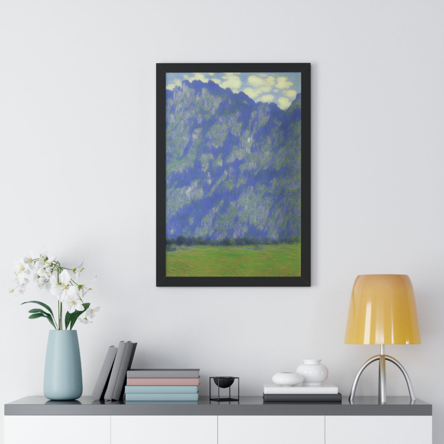 Mountains Landscape Claude Monet Style