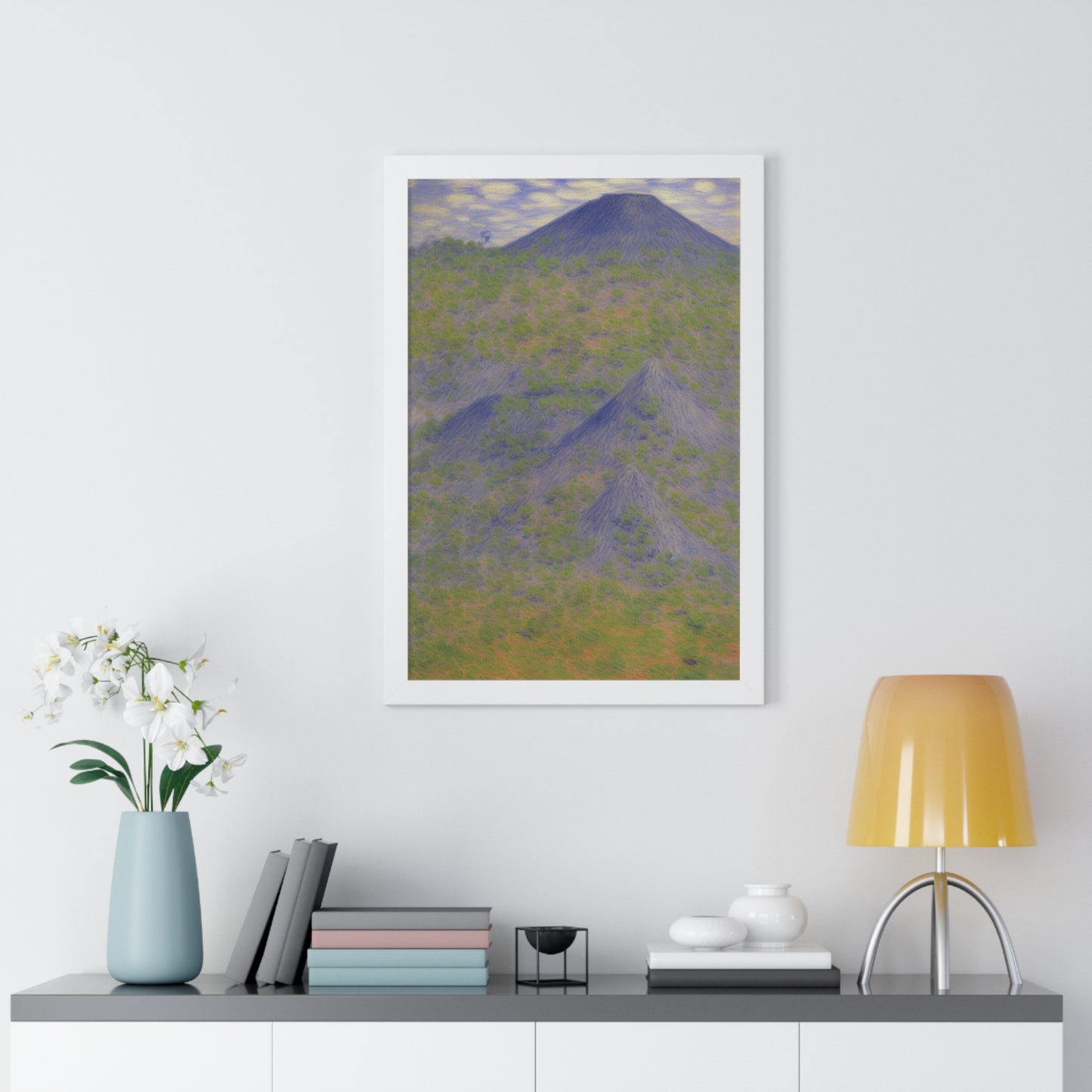 Cinder Cone Landscape Claude Monet Style