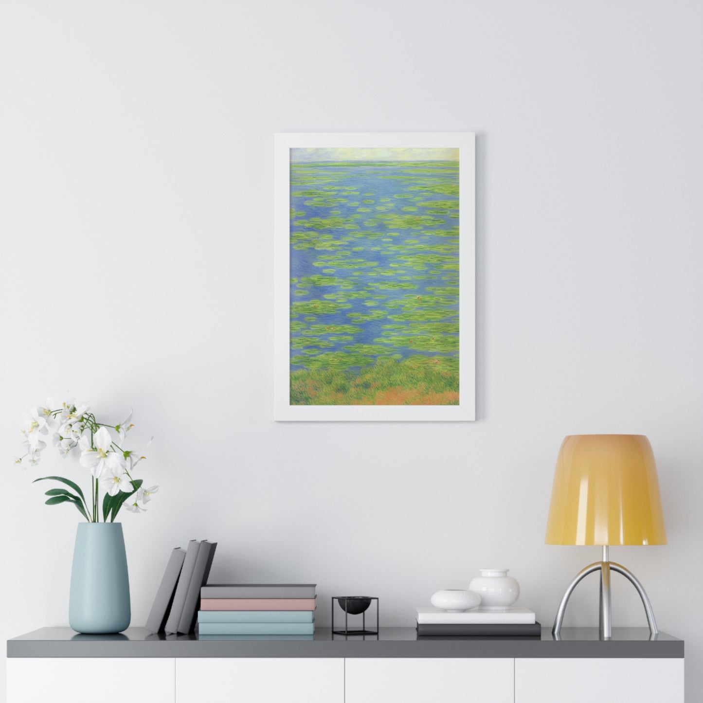 Coral Reef Landscape Claude Monet Style