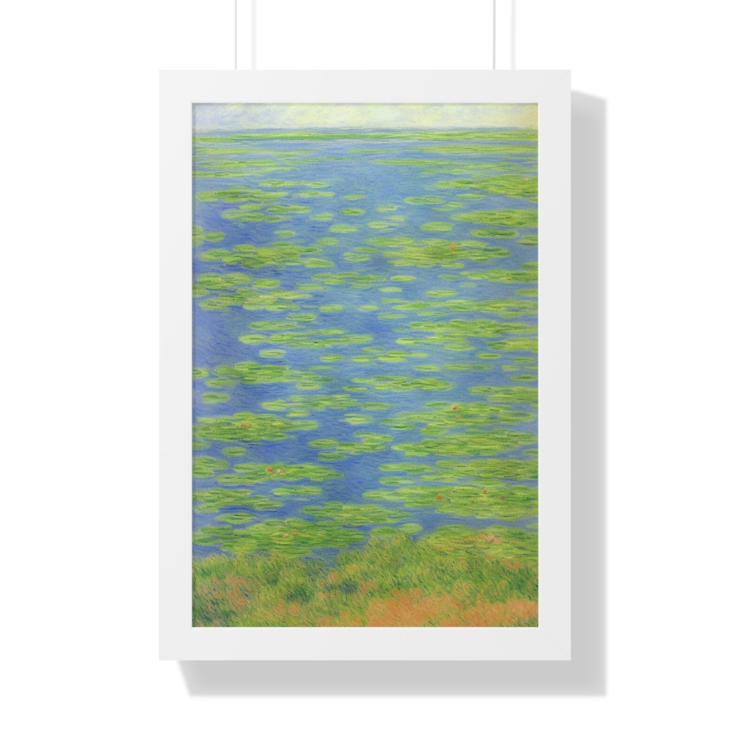 Coral Reef Landscape Claude Monet Style