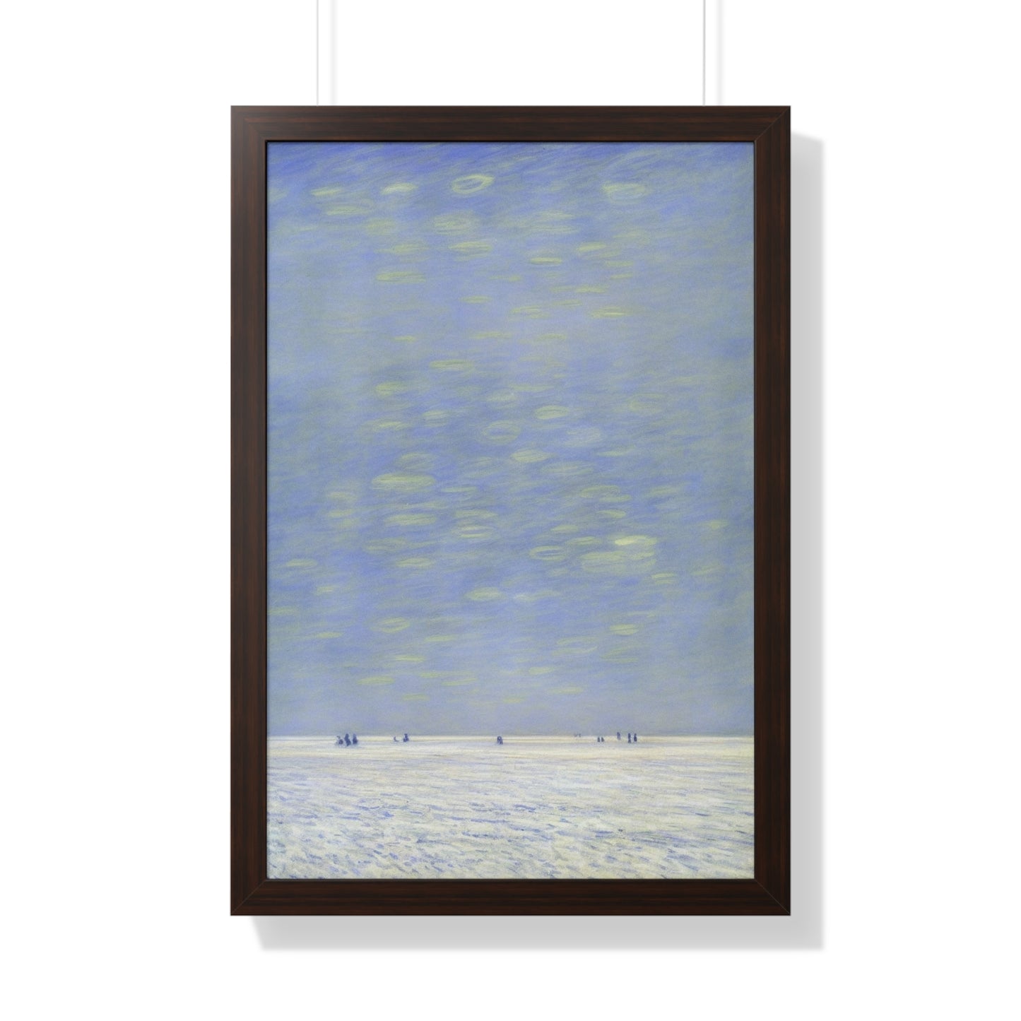 Salt Flat Scene Claude Monet Style