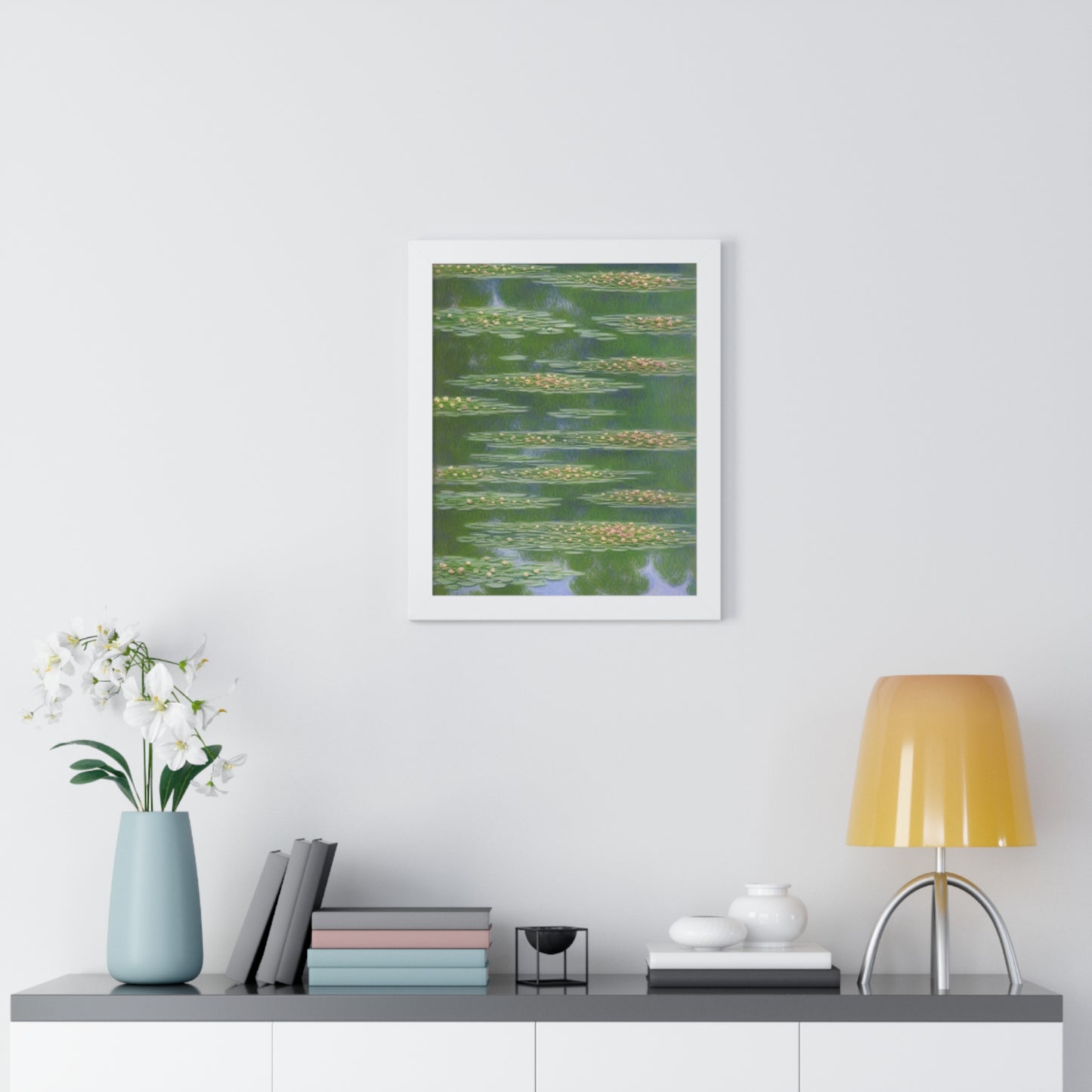 Water Lilies Landscape Claude Monet Style