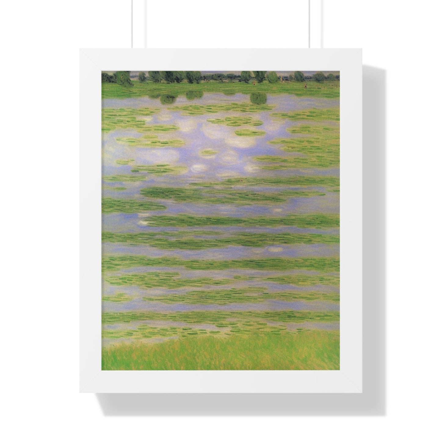 Floodplain Scene Claude Monet Style