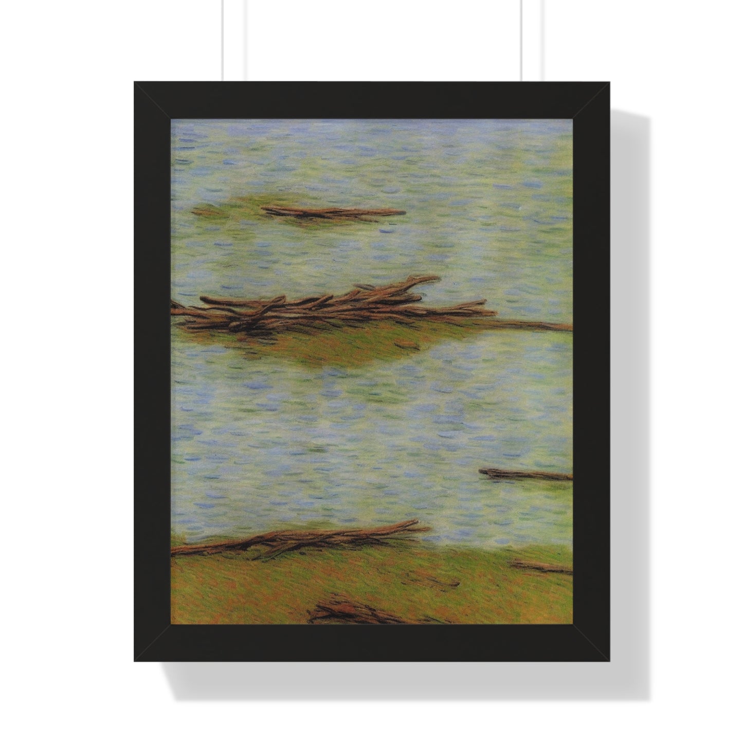 Driftwood Landscape Claude Monet Style