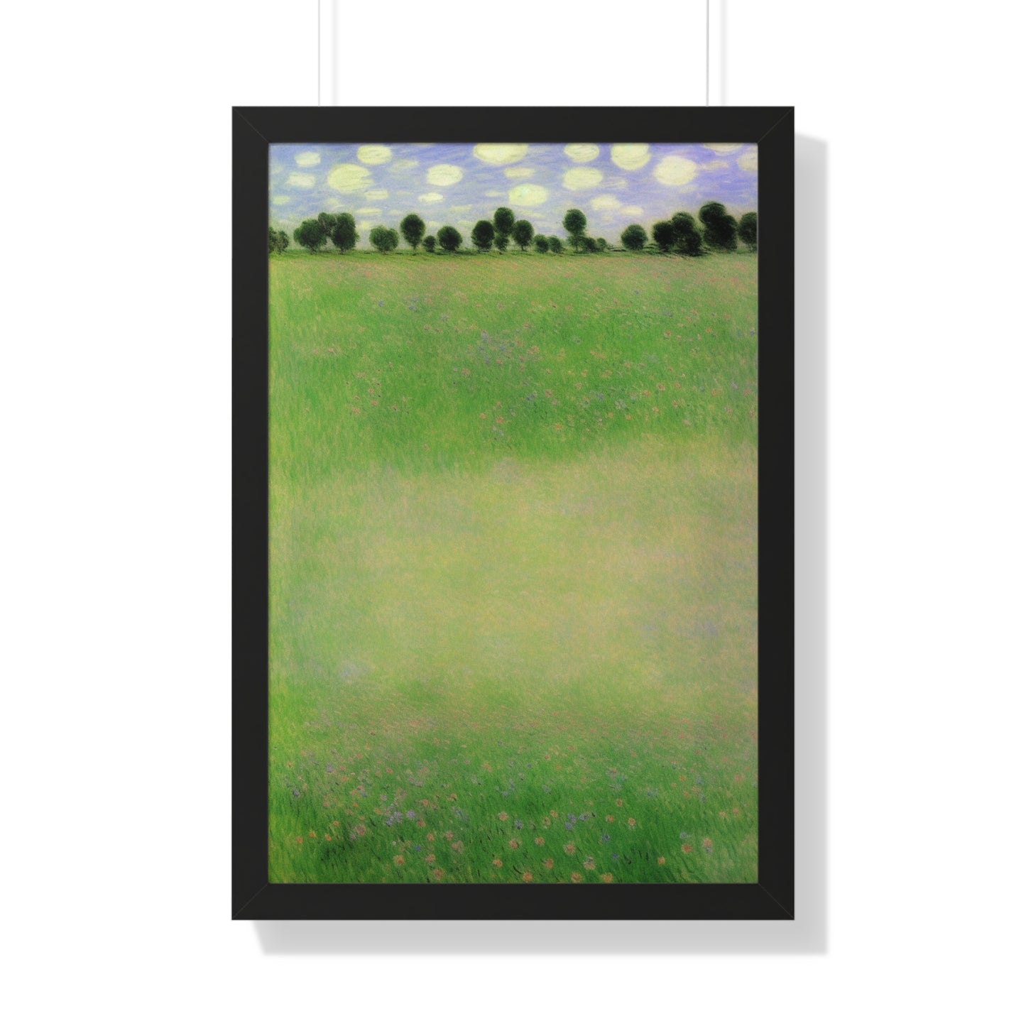 Meadow Scene Claude Monet Style