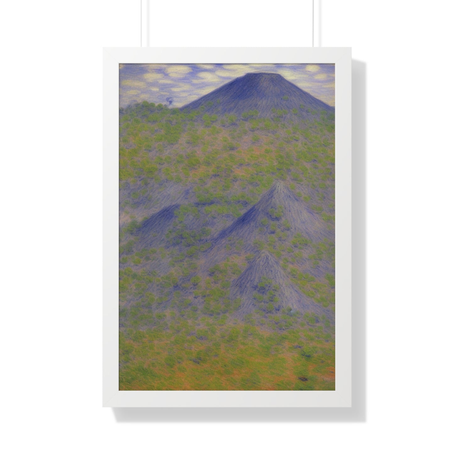 Cinder Cone Landscape Claude Monet Style