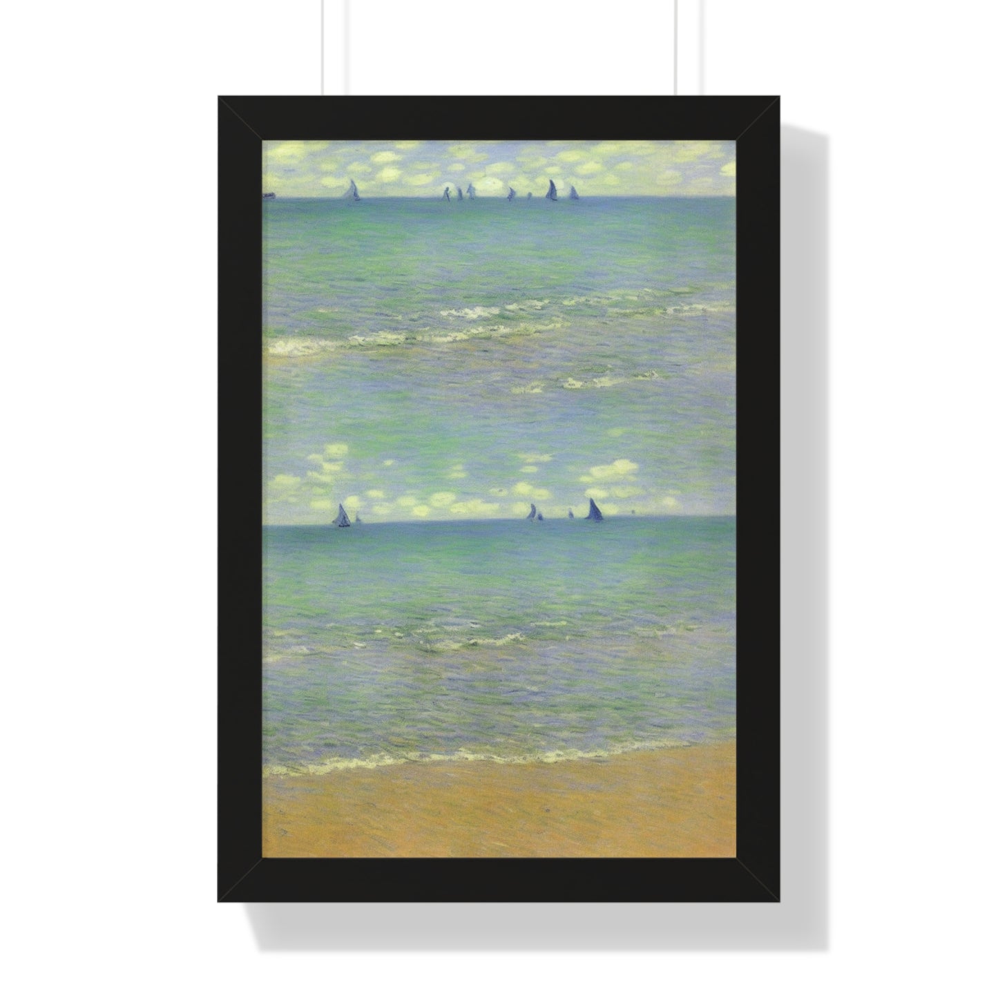 Beach Landscape Claude Monet Style