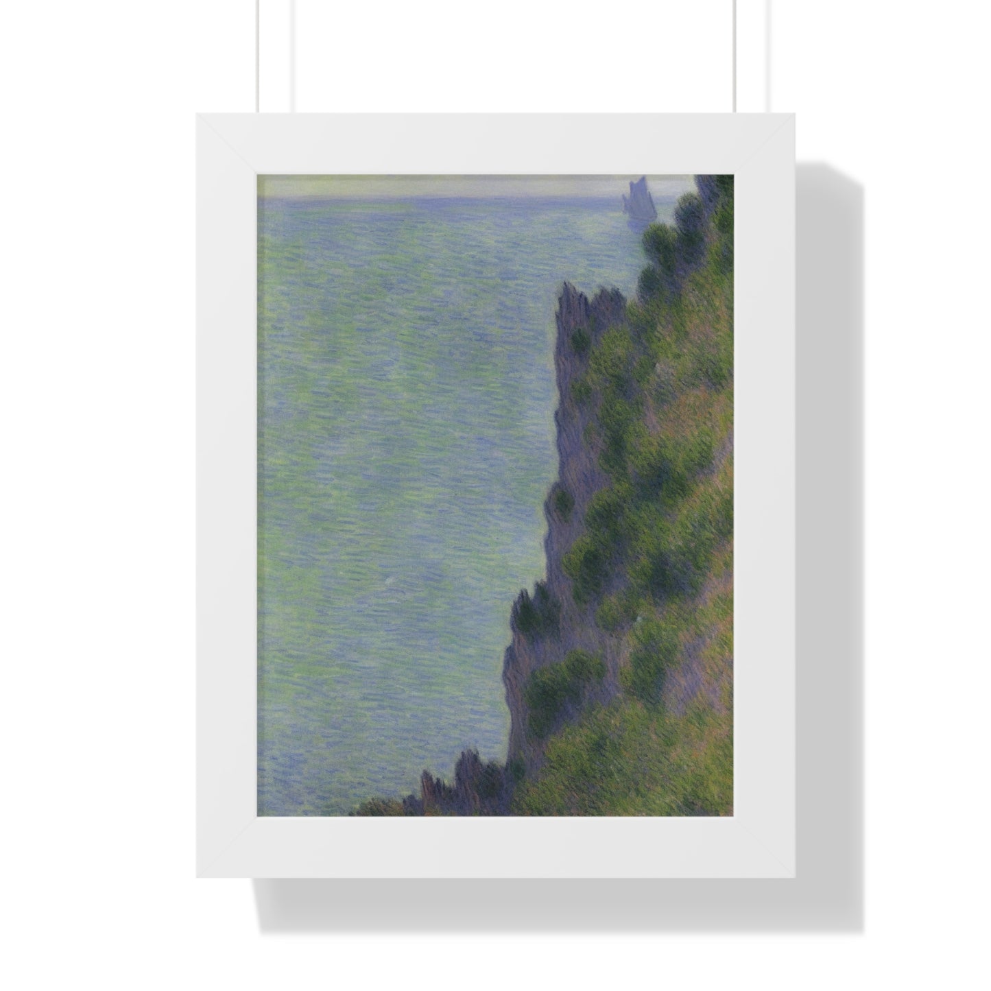 Cliff Scene Claude Monet Style