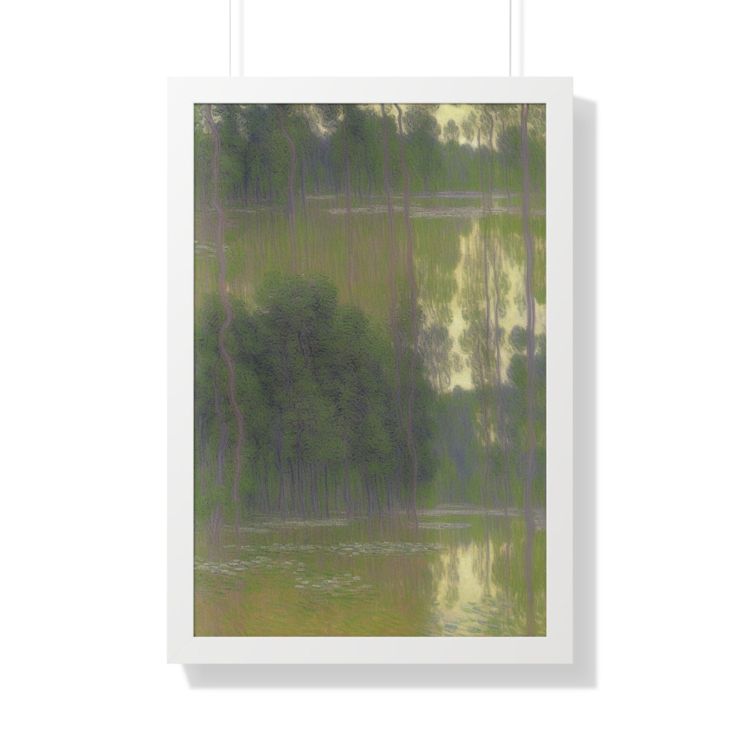 Floodplain Forest Landscape Claude Monet Style