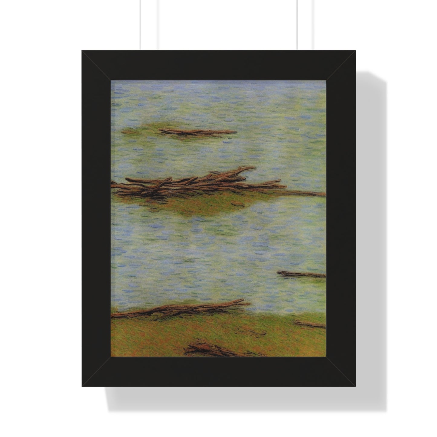 Driftwood Landscape Claude Monet Style