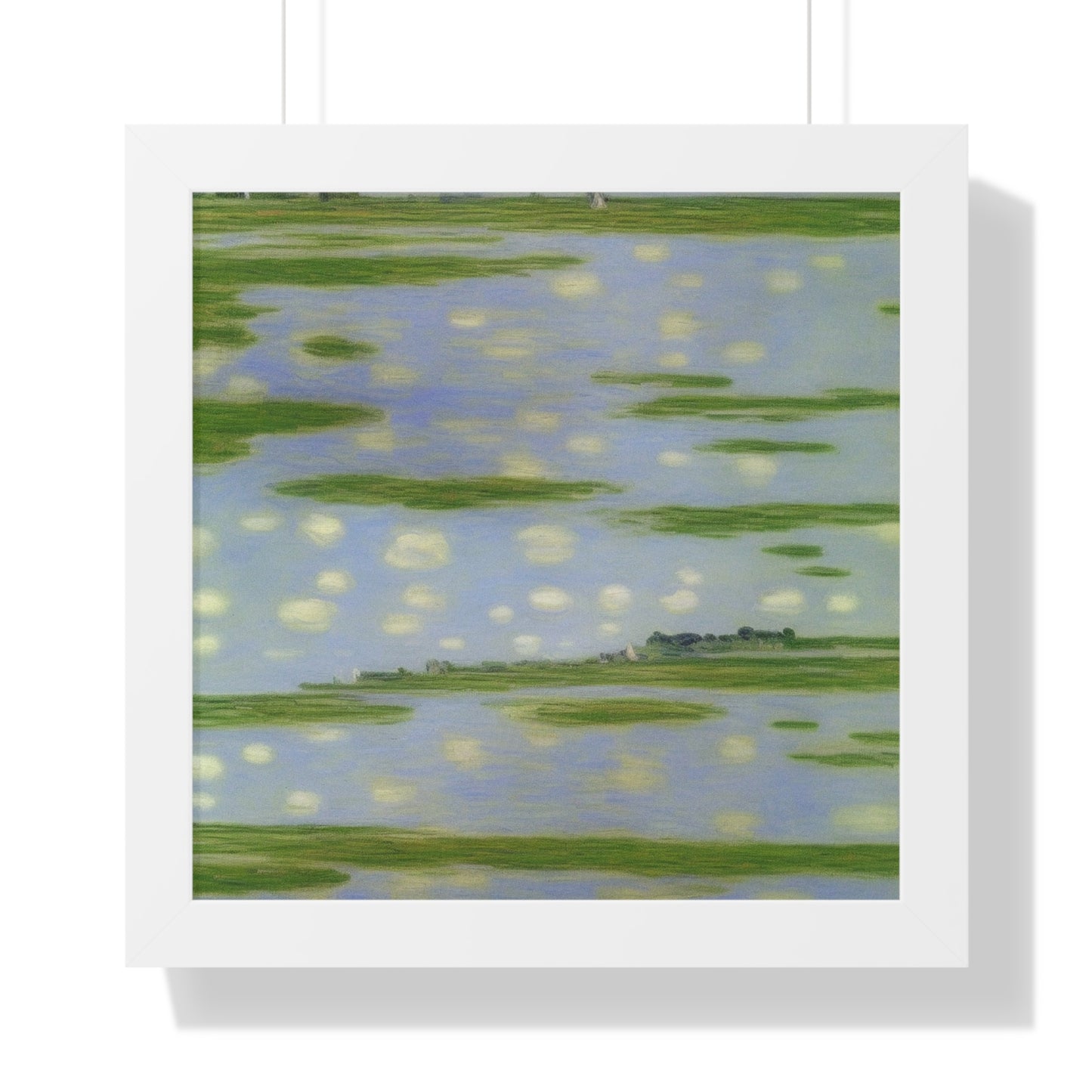 Estuary Landscape Claude Monet Style