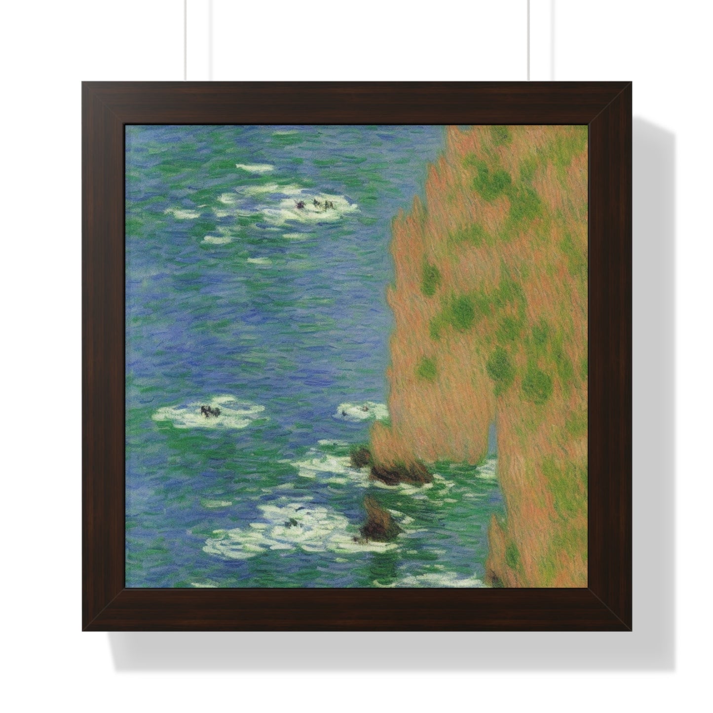 Sea Cave Landscape Claude Monet Style