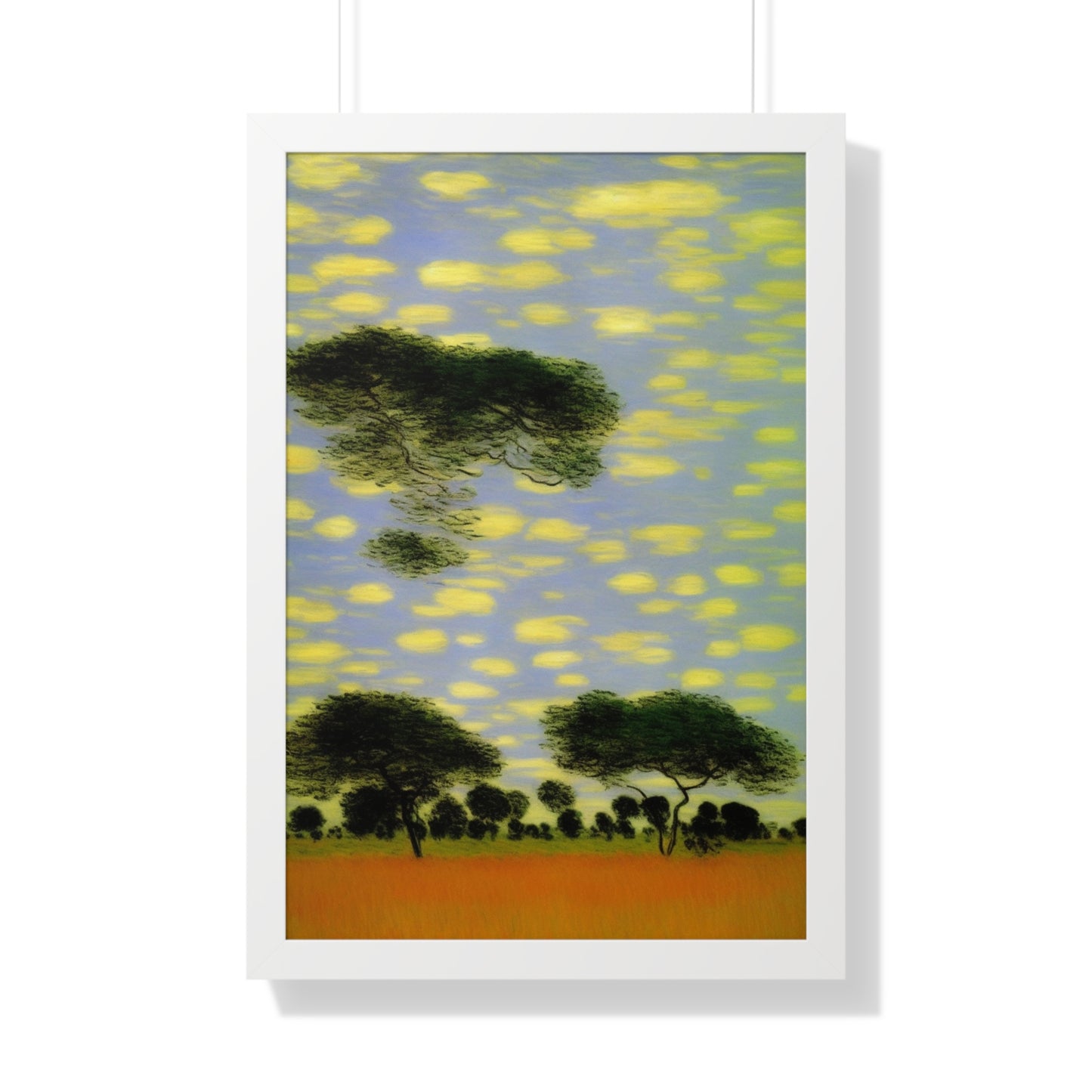 Savanna Plain Landscape Claude Monet Style