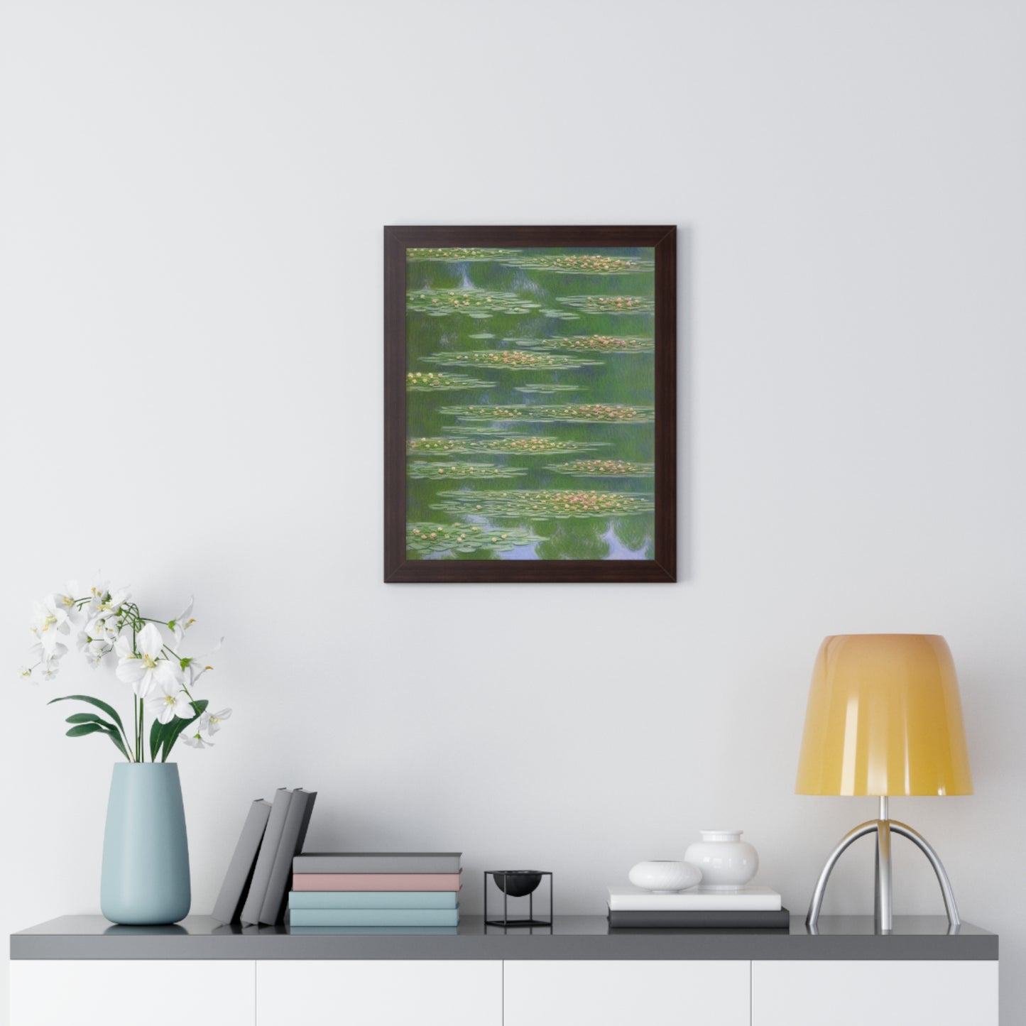 Water Lilies Landscape Claude Monet Style