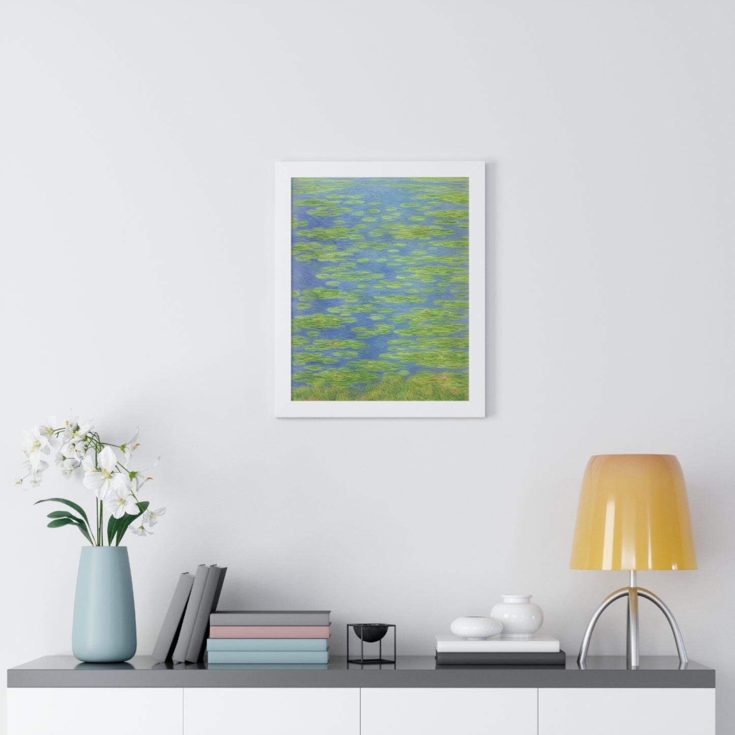 Coral Reef Landscape Claude Monet Style