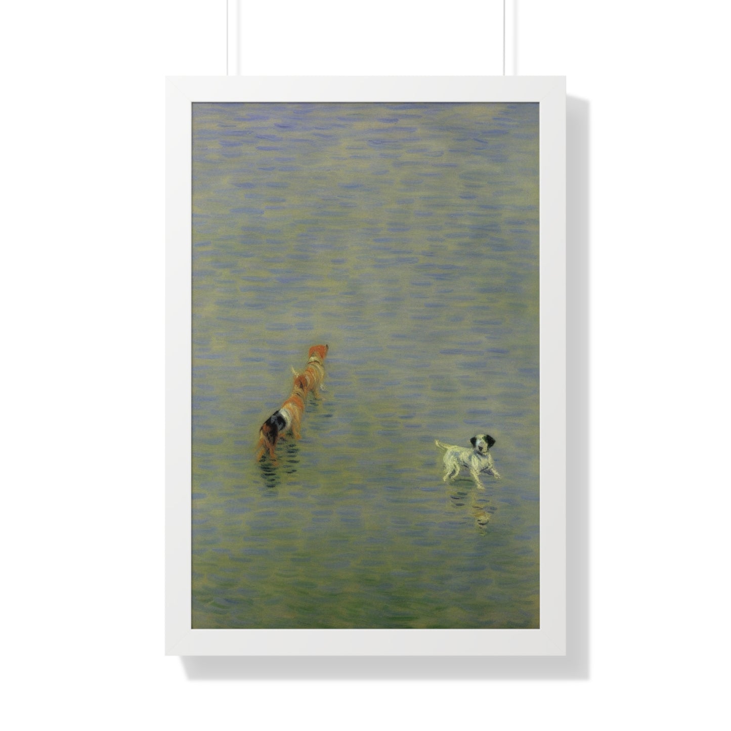 Dog Scene Claude Monet Style