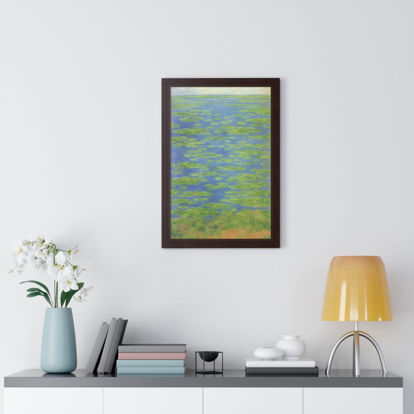 Coral Reef Landscape Claude Monet Style