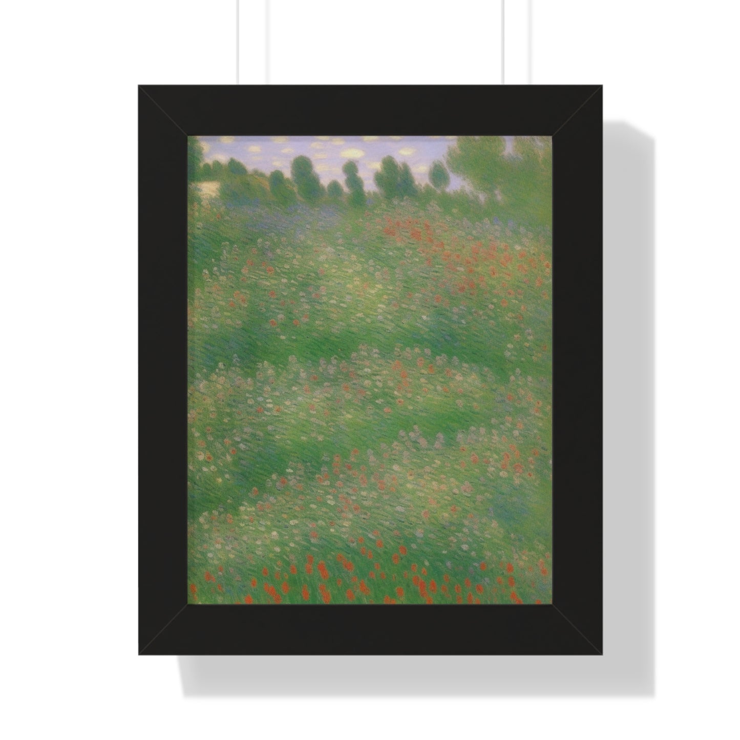 Flowers Landscape Claude Monet Style