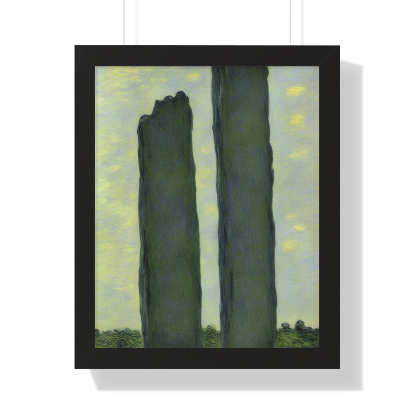 Monolith Landscape Claude Monet Style