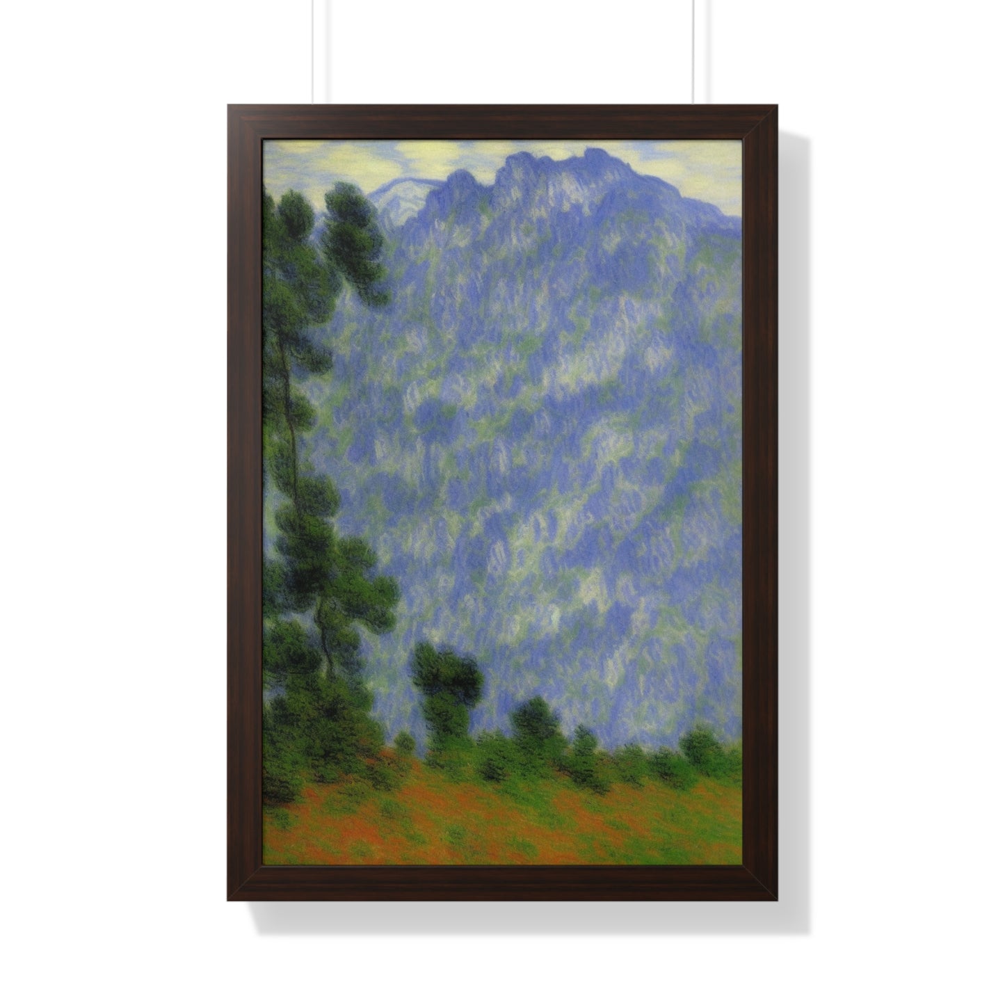 Mountains Landscape Claude Monet Style