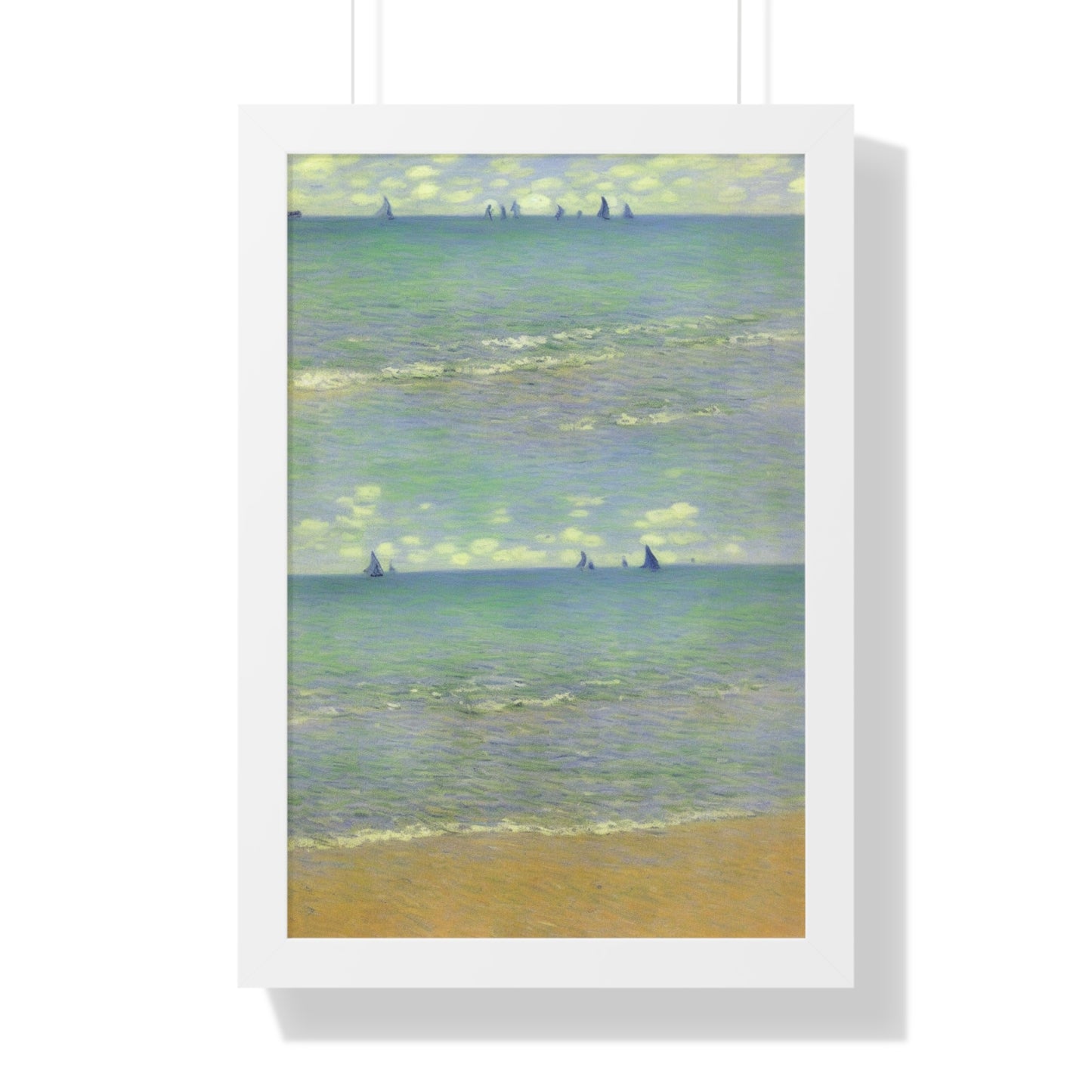 Beach Landscape Claude Monet Style