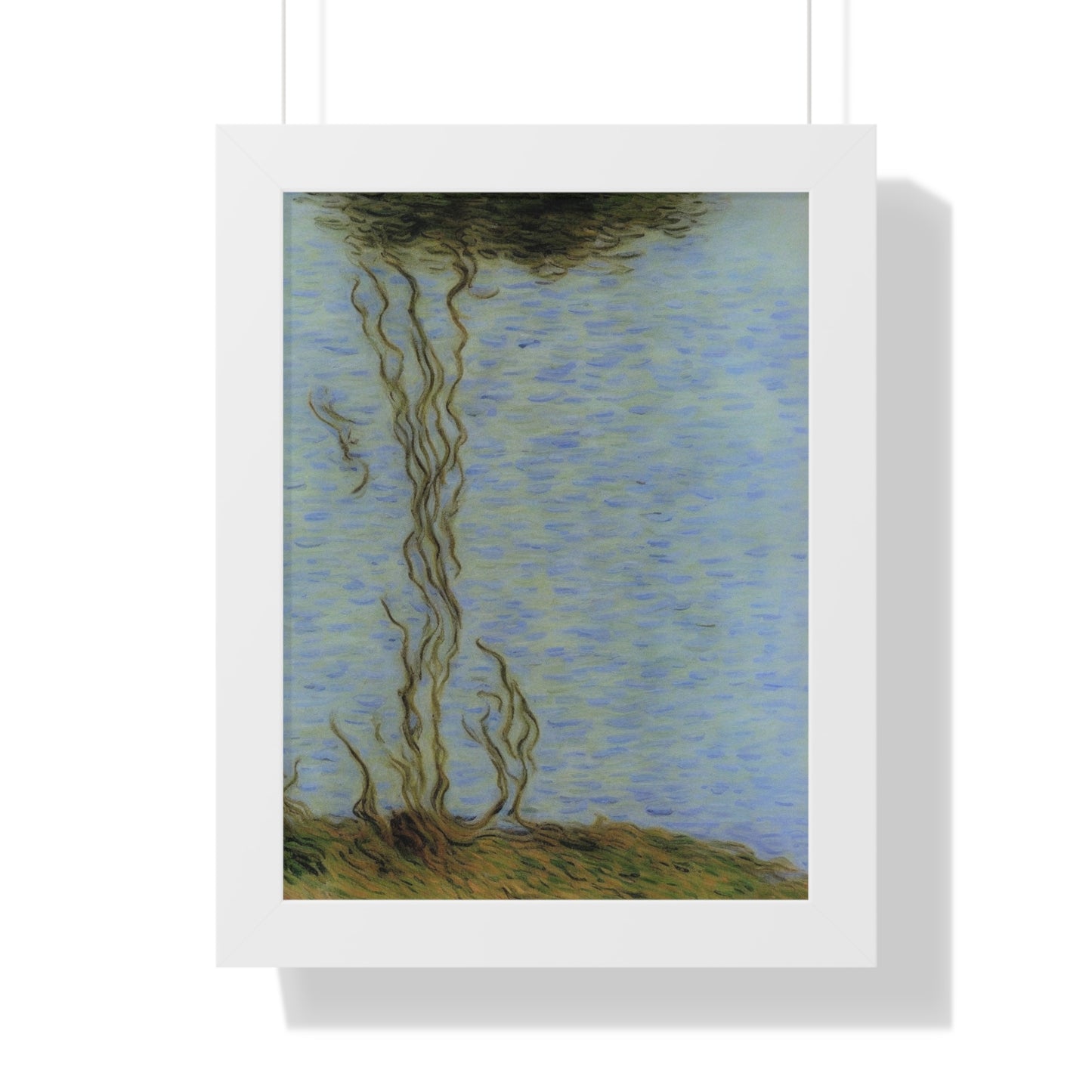 Driftwood Scene Claude Monet Style