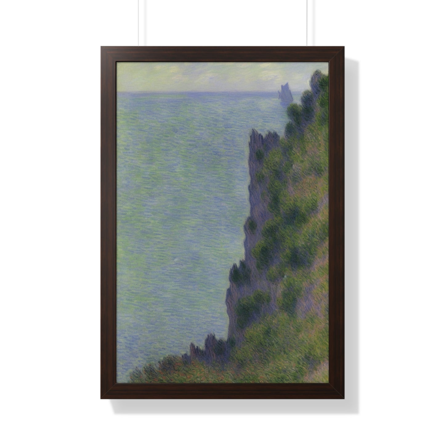 Cliff Scene Claude Monet Style