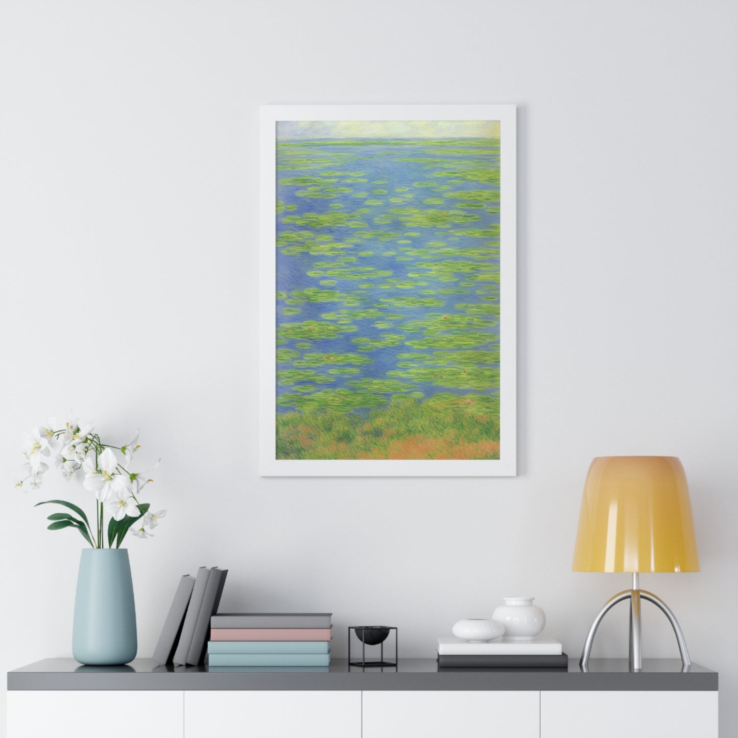 Coral Reef Landscape Claude Monet Style