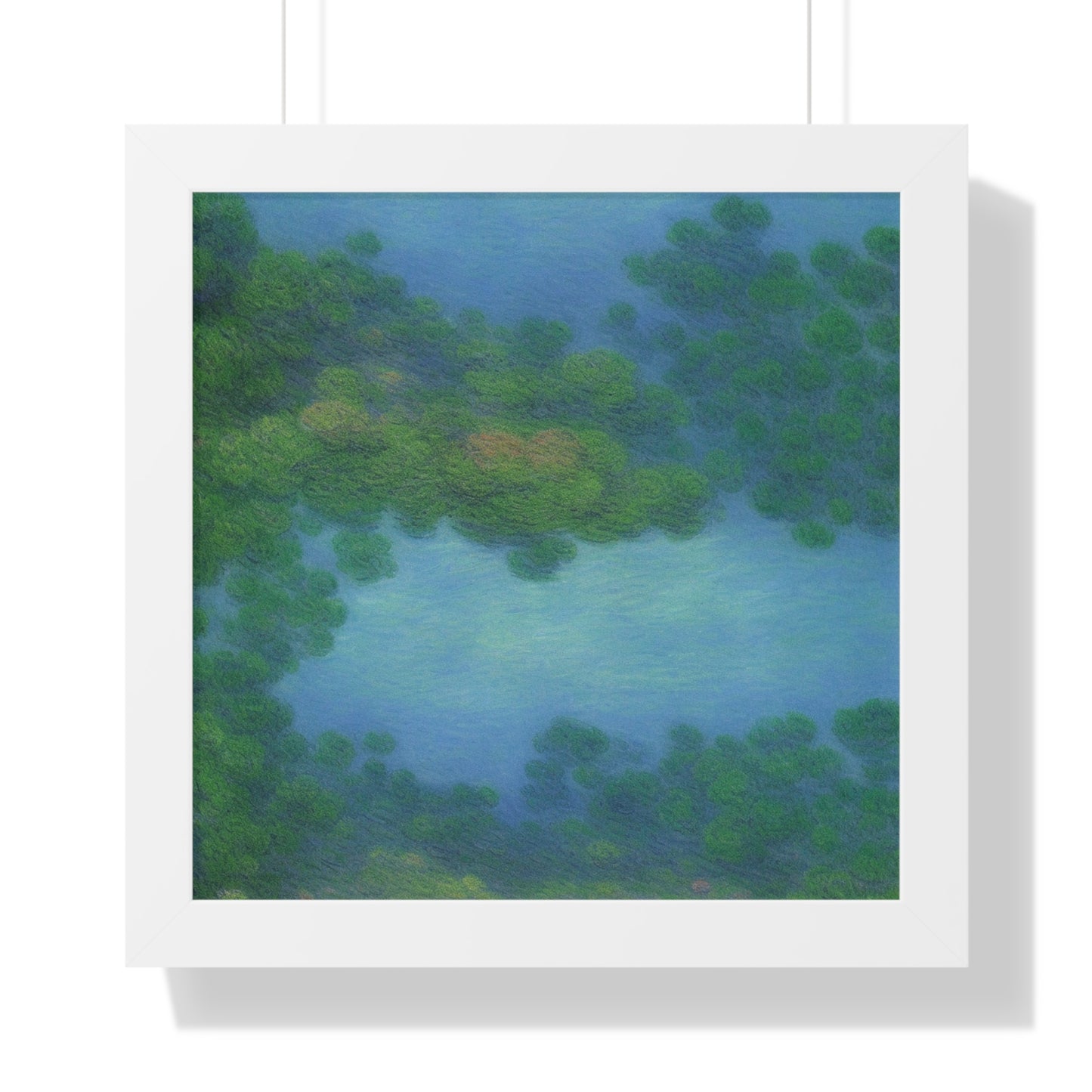 Coral Reef Scene Claude Monet Style