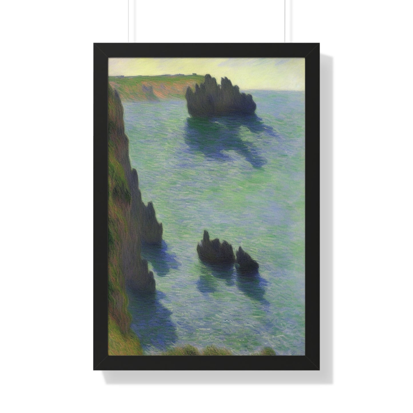 Sea Cave Landscape Claude Monet Style