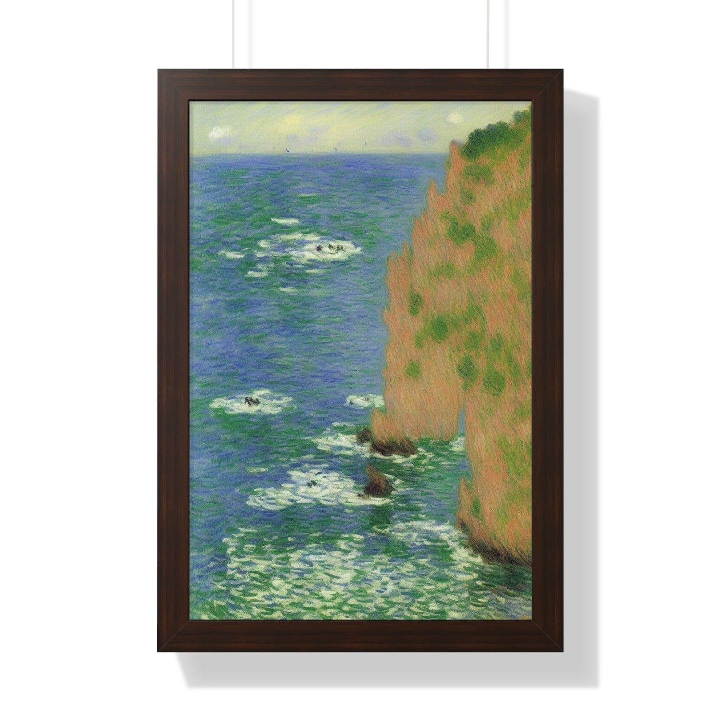 Sea Cave Landscape Claude Monet Style