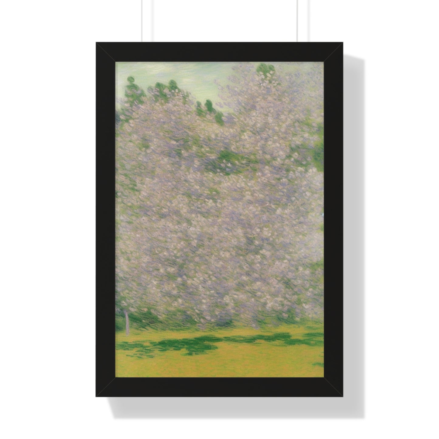 Cherry Blossom Grove Landscape Claude Monet Style