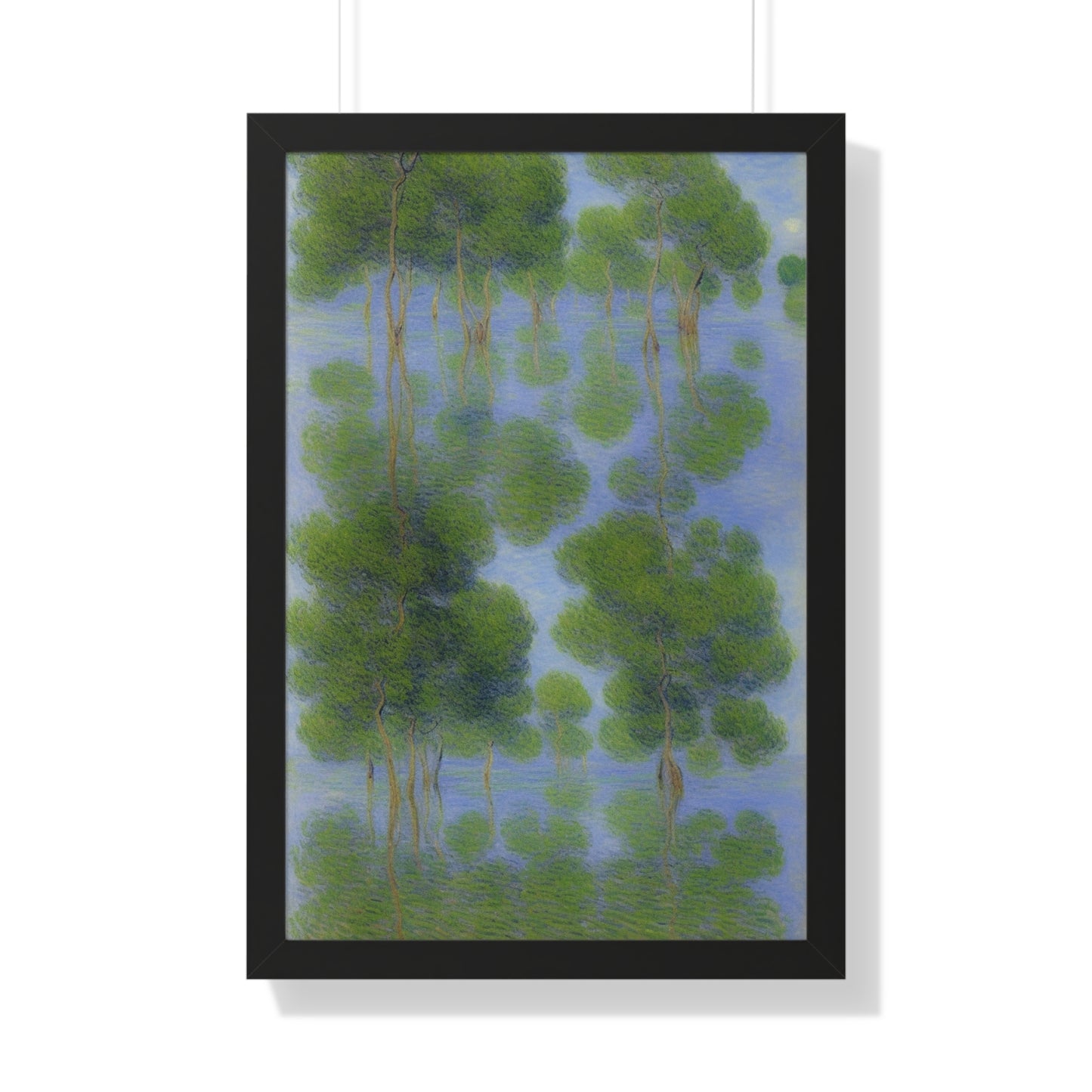 Mangrove Landscape Claude Monet Style