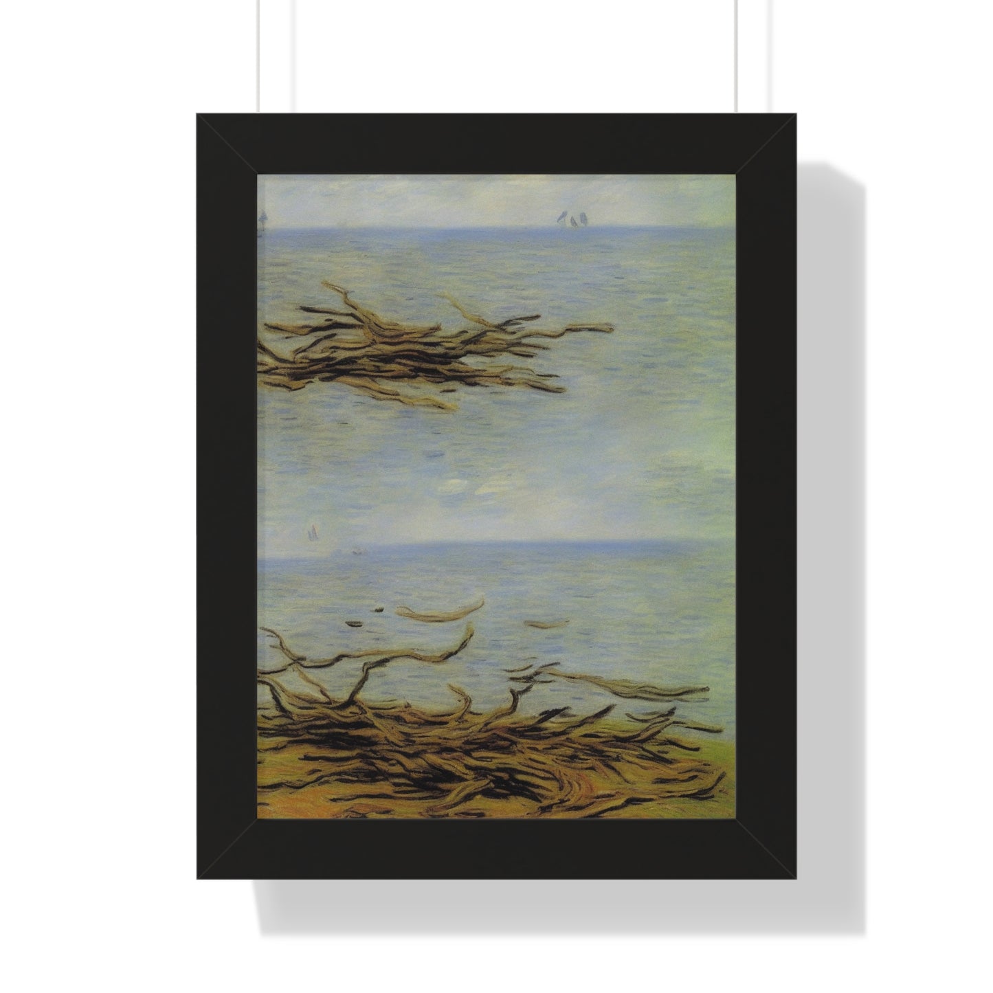 Driftwood Landscape Claude Monet Style