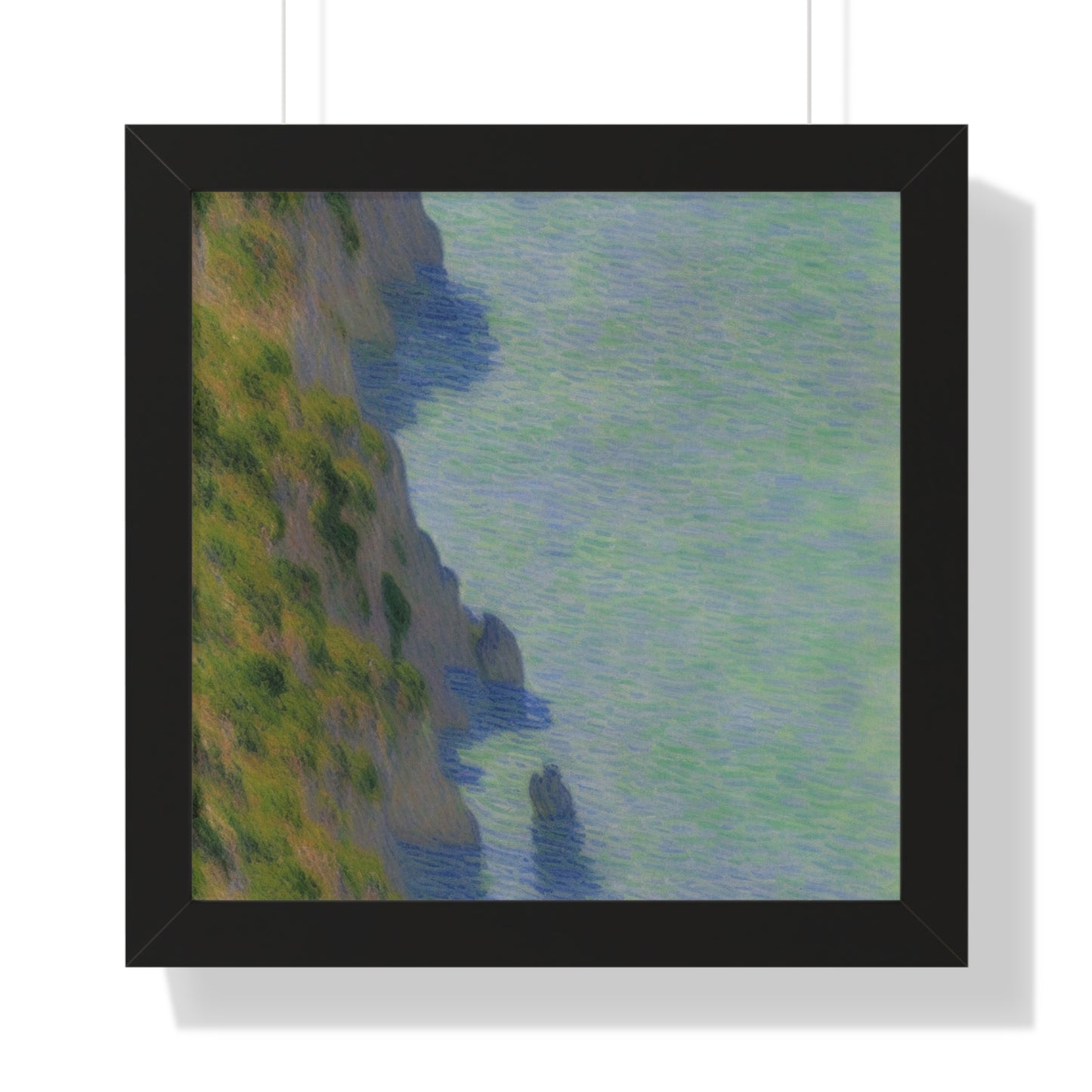 Coastal Bluff Landscape Claude Monet Style