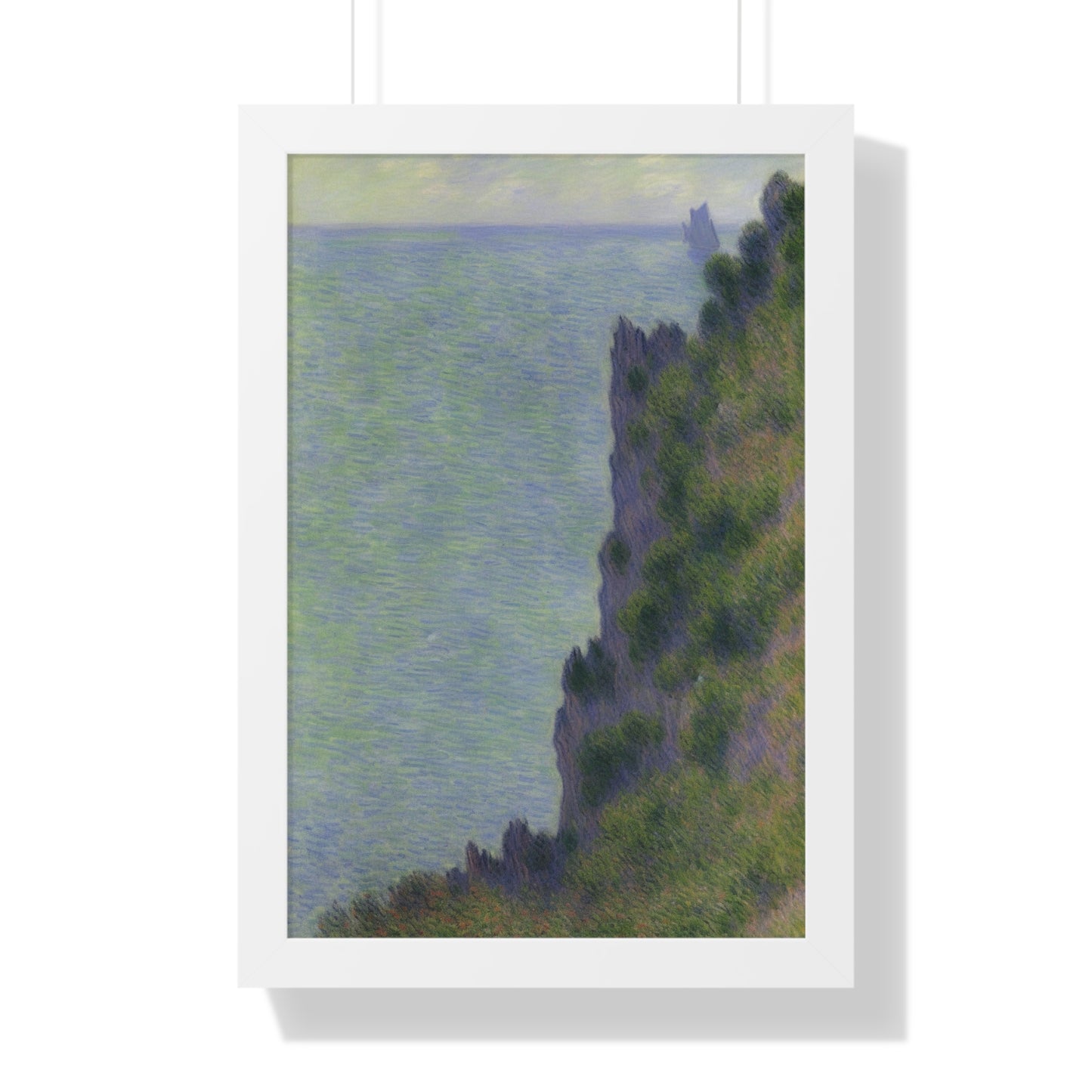 Cliff Scene Claude Monet Style