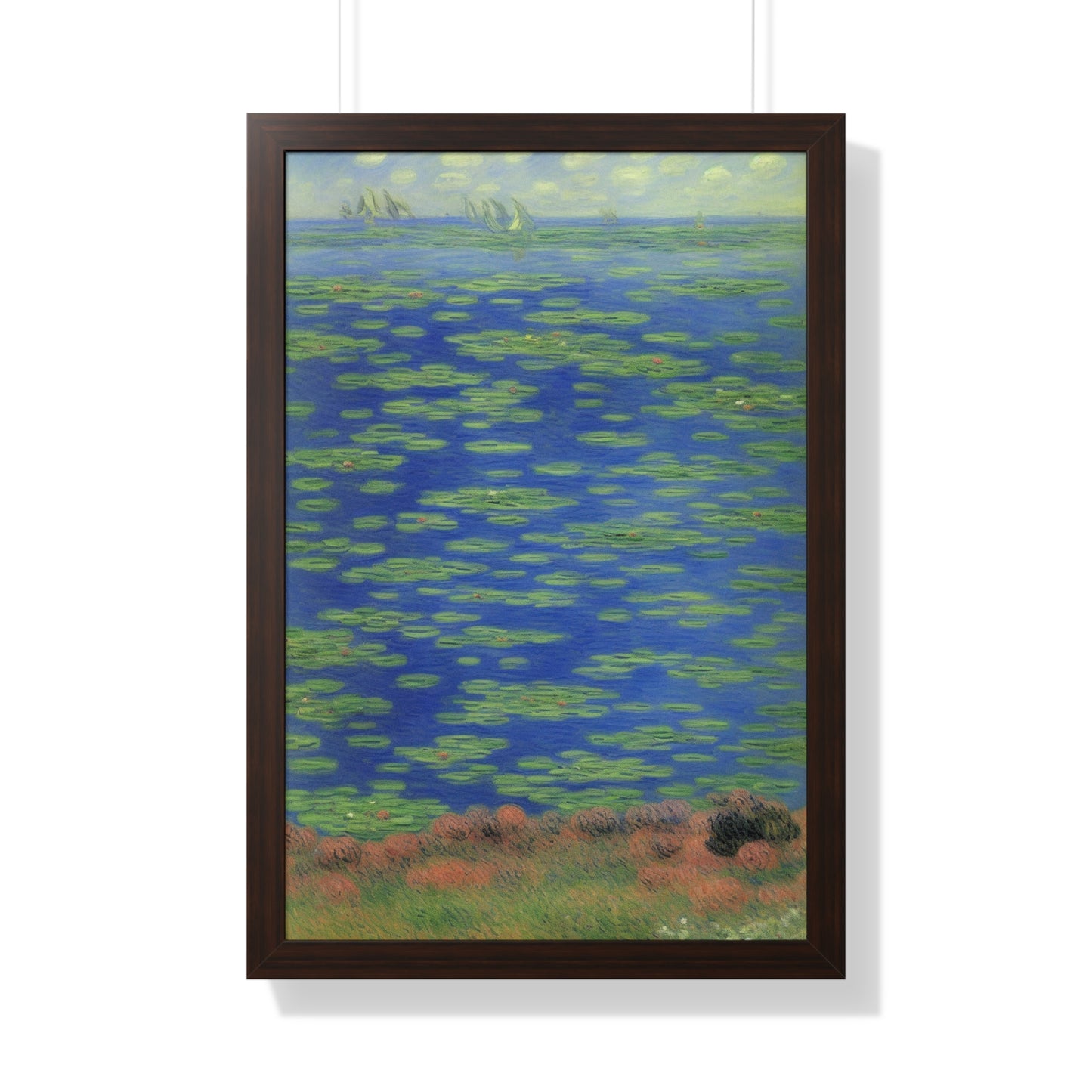 Coral Reef Landscape Claude Monet Style