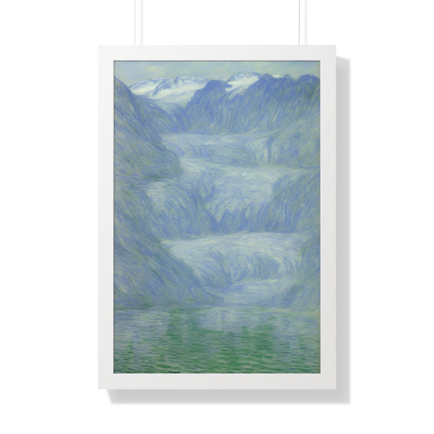 Glacier Scene Claude Monet Style